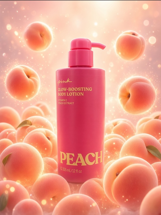 PINK Victoria's Secret Other - PINK Victoria’s Secret - 12oz PEACH - Glow Boosting Body Lotion